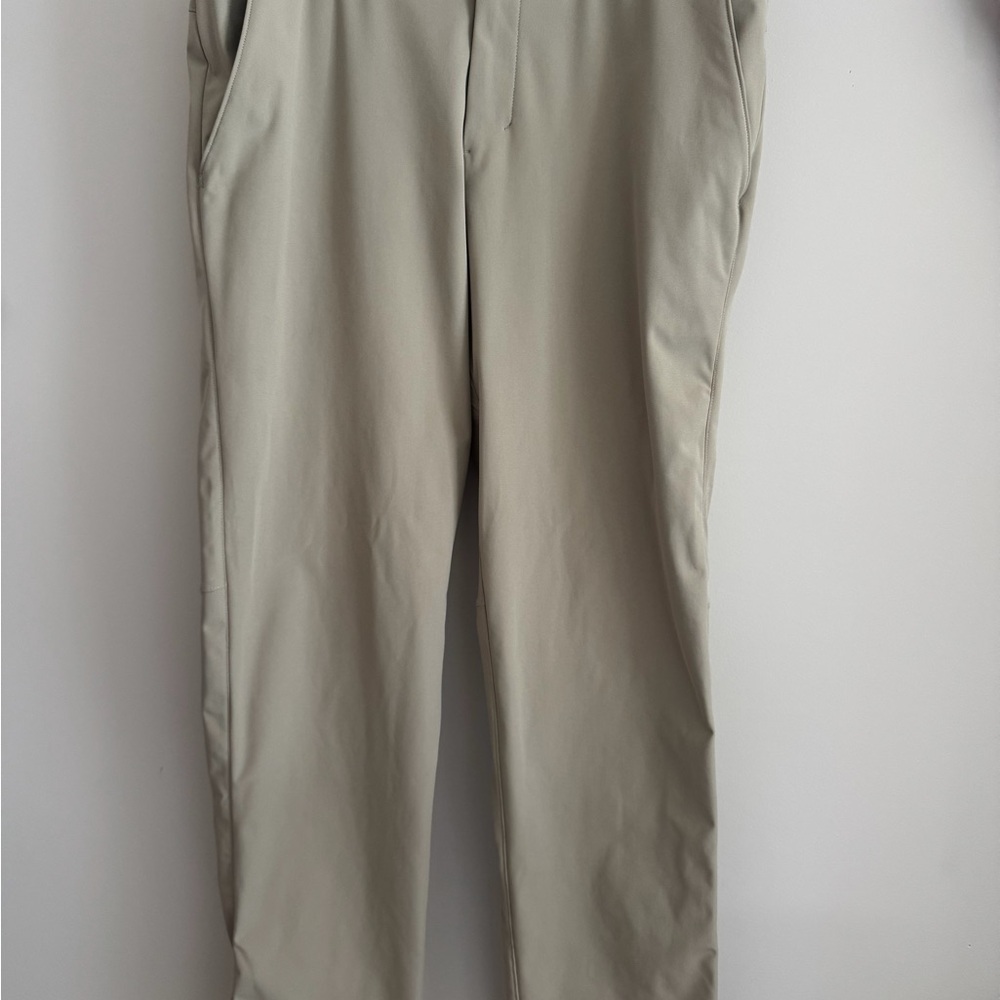 Lululemon ABC Pant, Relaxed Fit, size 33, khaki, warpstream